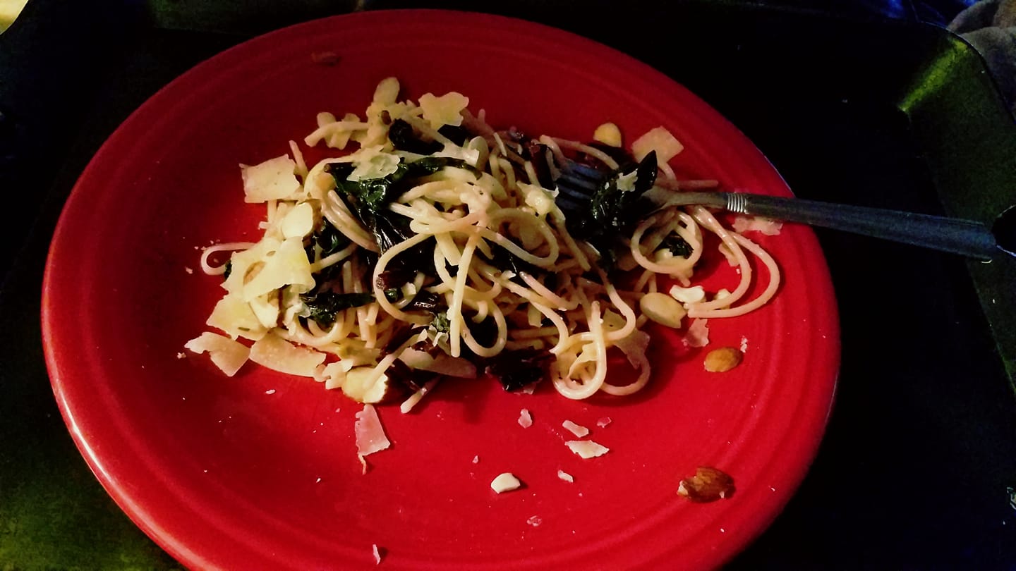 Beet Green Pasta