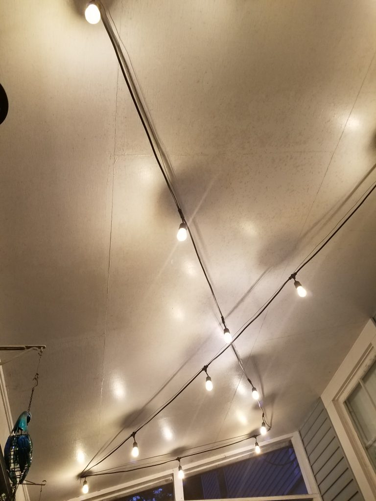 Boring white ceiling