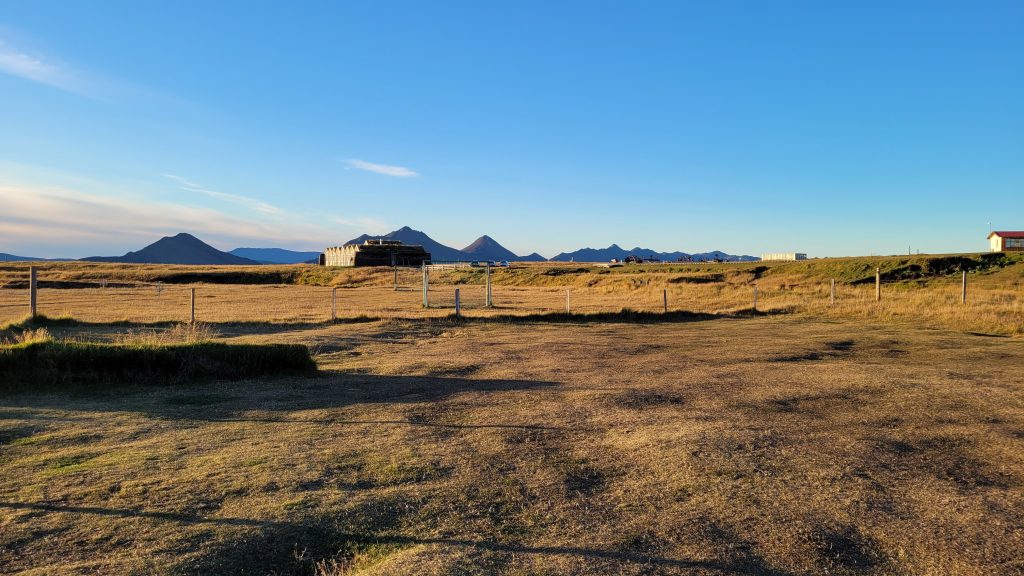 farm with buildings in the distance