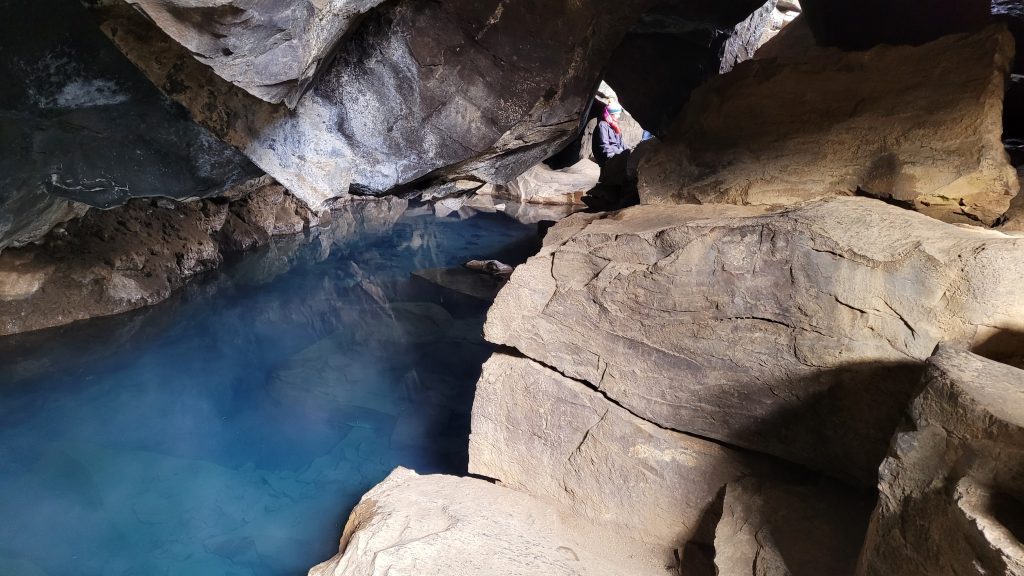 cave water is clear