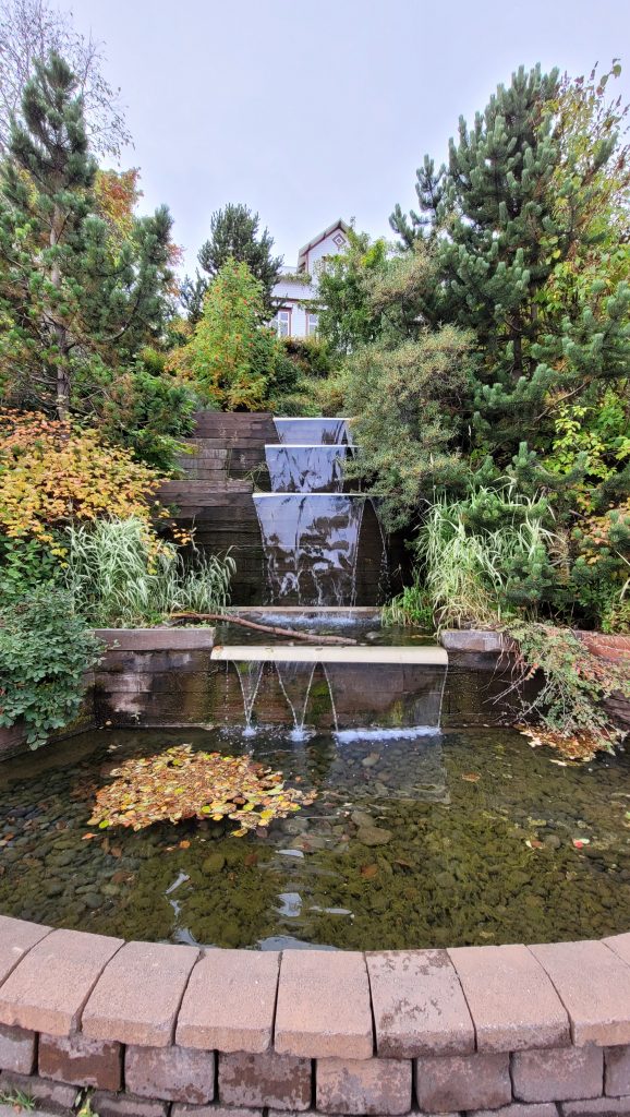 terraced pond