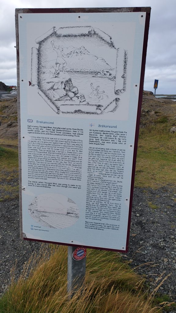 Brákarsund site marker