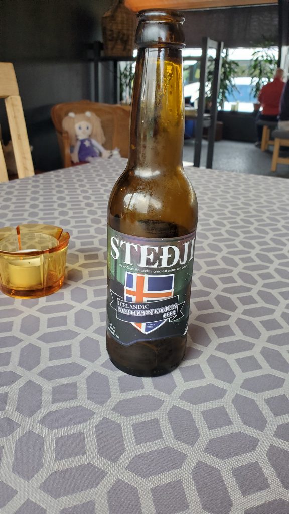 Stedji Northern Lights beer bottle