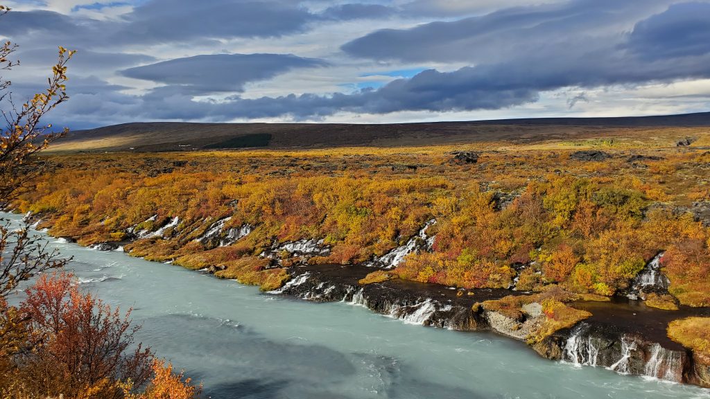 long westward view of the river