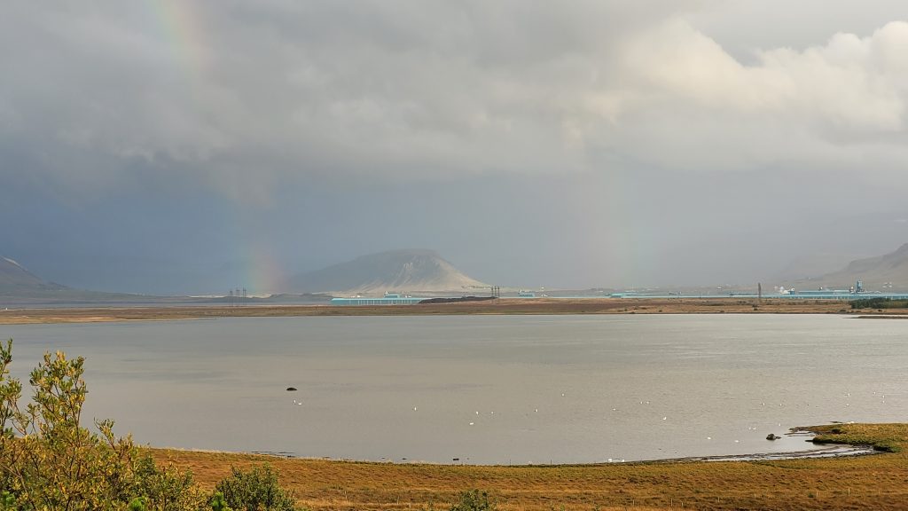 rainbows over the lake