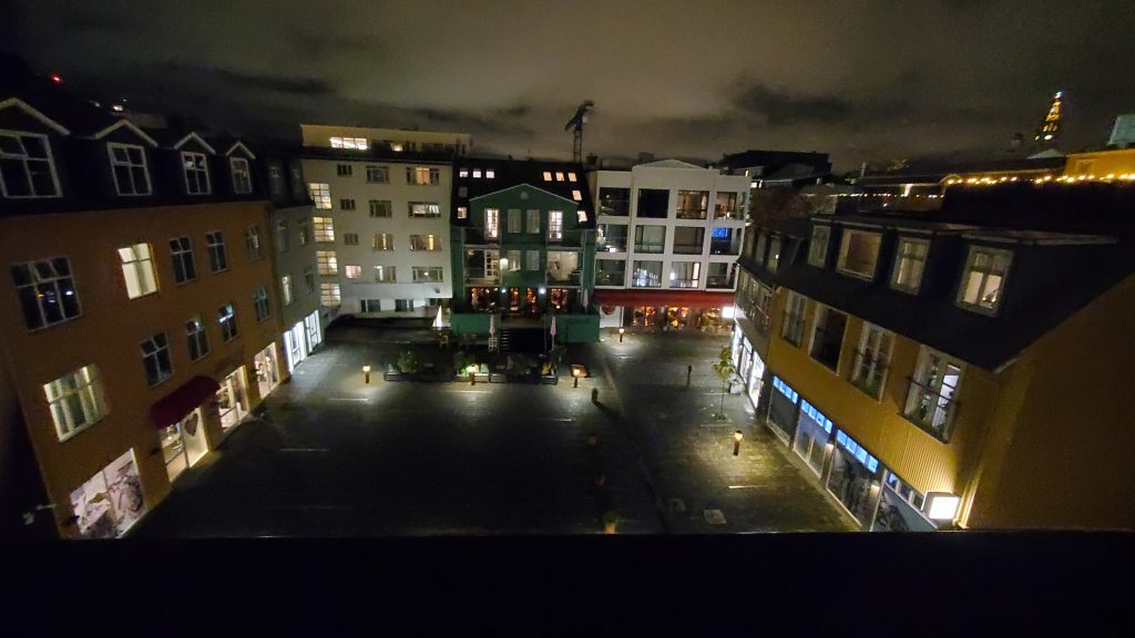 courtyard in Reykjavík 