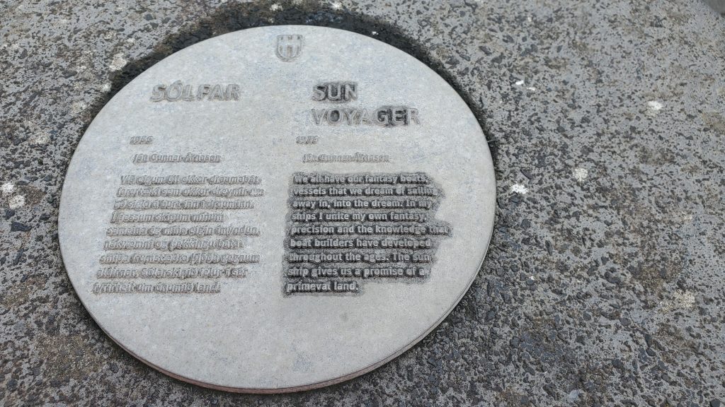 Sun Voyager plaque